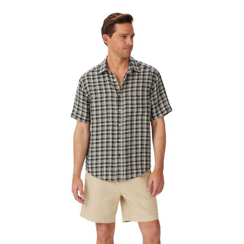 R.M. Williams Toby Linen SS Shirt